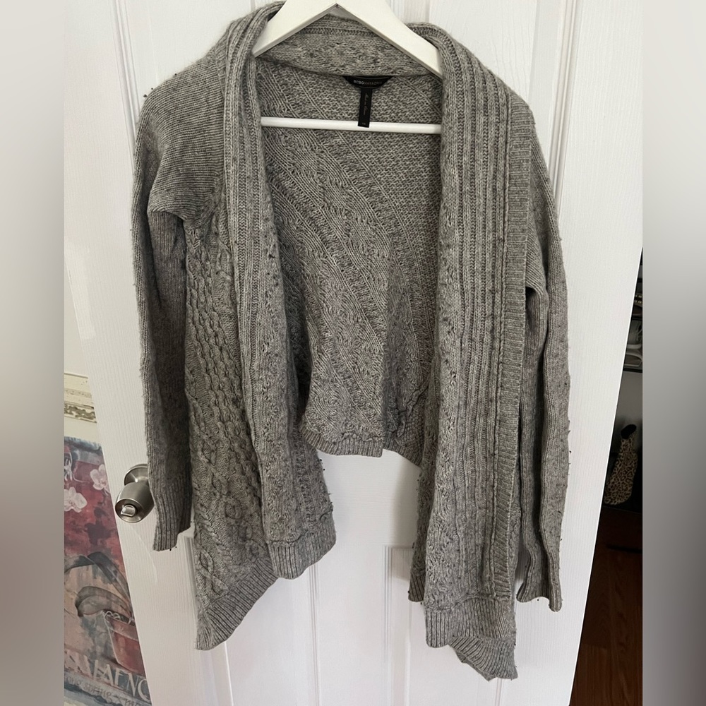 Cardigan wrap, knit pattern from BCBG